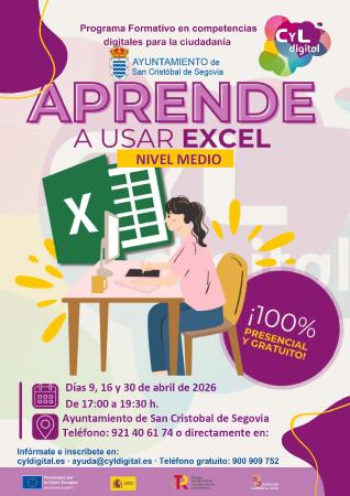 Imagen Aprende a usar Excel - Nivel medio
